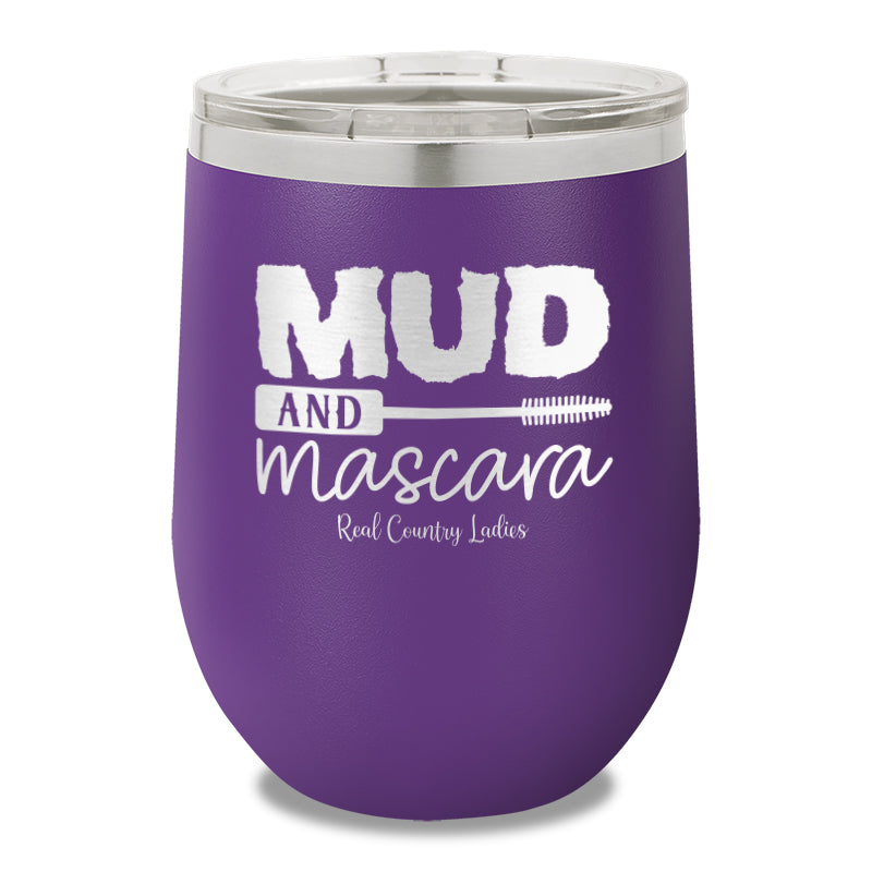 Mud And Mascara 12oz Stemless Wine Cup