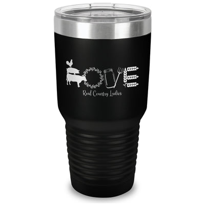 Farmhouse Love Laser Etched Tumbler