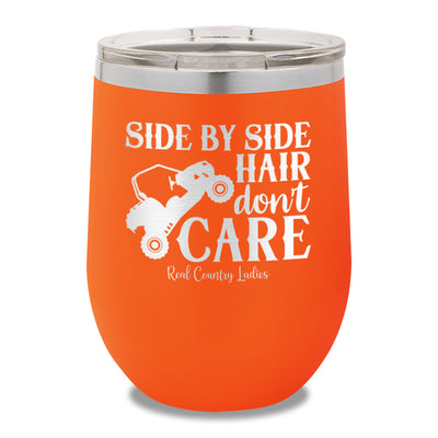 Side By Side Hair Don't Care 12oz Stemless Wine Cup