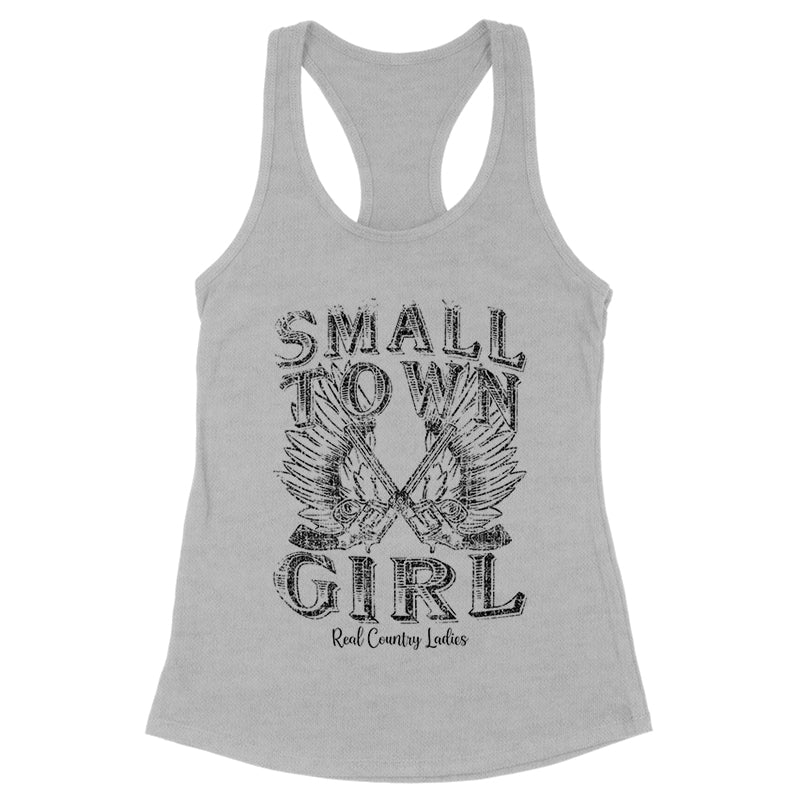 Small Town Girl Black Print Front Apparel