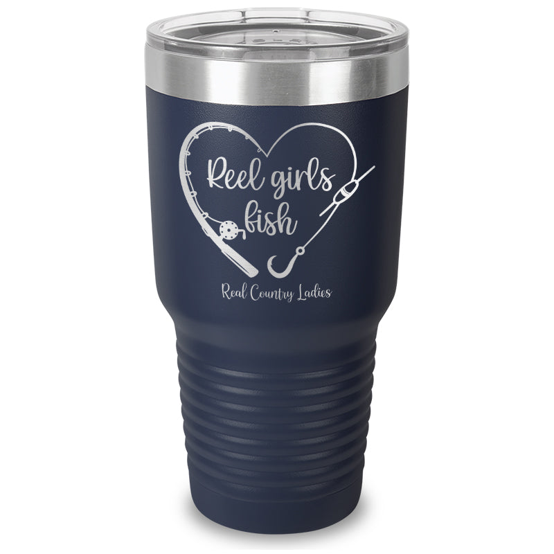 Reel Girls Fish Laser Etched Tumbler