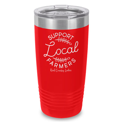 Support Local Farmers Laser Etched Tumbler