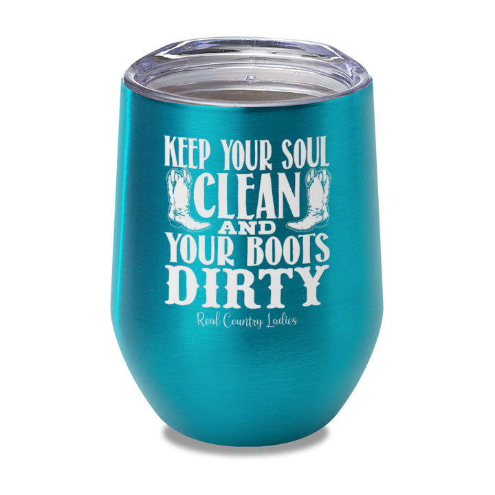 Keep Your Soul Clean Laser Etched Tumbler