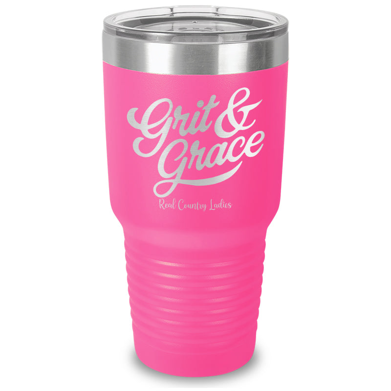 Grit And Grace Laser Etched Tumbler