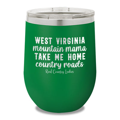 West Virginia Mountain Mama 12oz Stemless Wine Cup