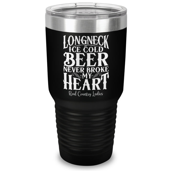 Longneck Ice Cold Beer Laser Etched Tumbler