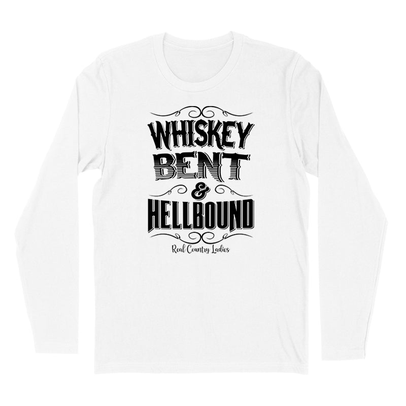 Whiskey Bent And Hellbound Black Print Hoodies & Long Sleeves