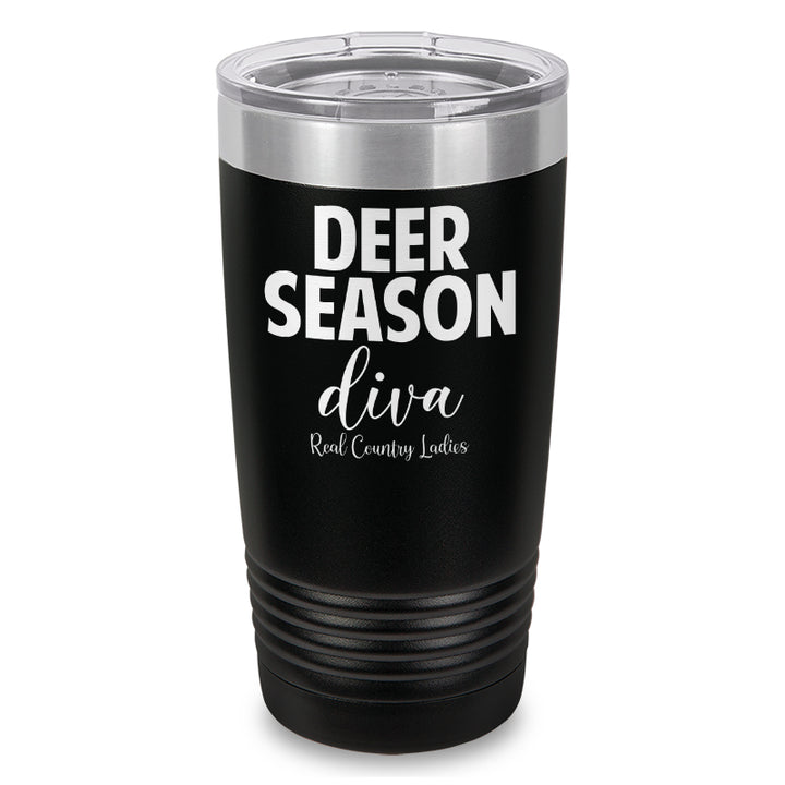 Deer Season Diva Laser Etched Tumbler