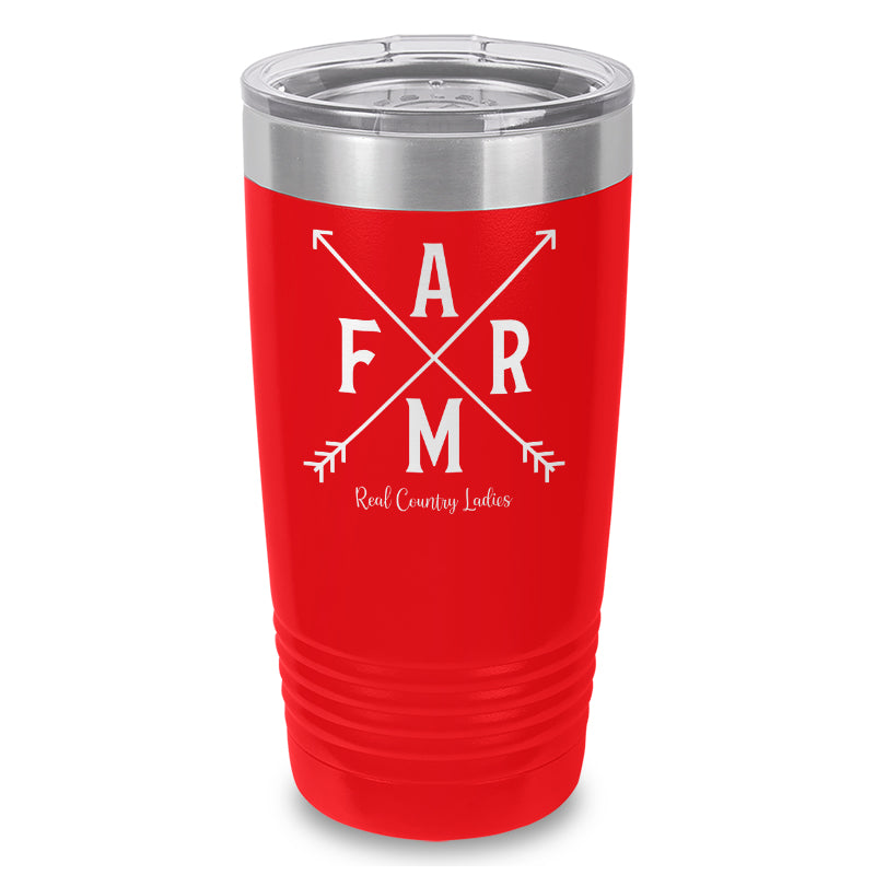 Farm Arrows Laser Etched Tumbler