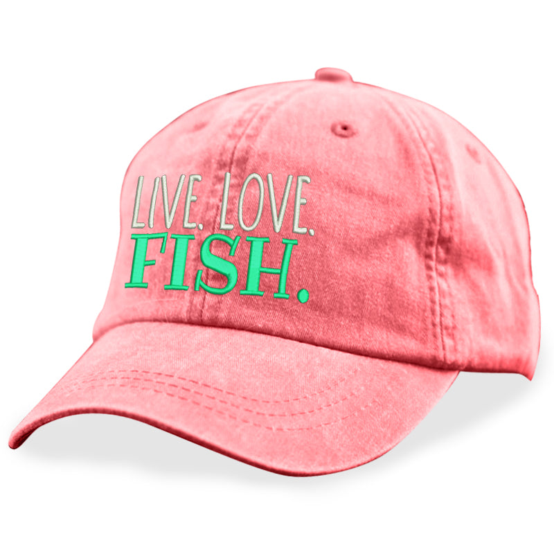 Live Love Fish Hat