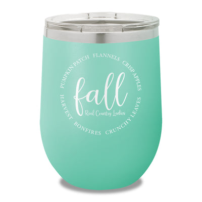 Fall 12oz Stemless Wine Cup