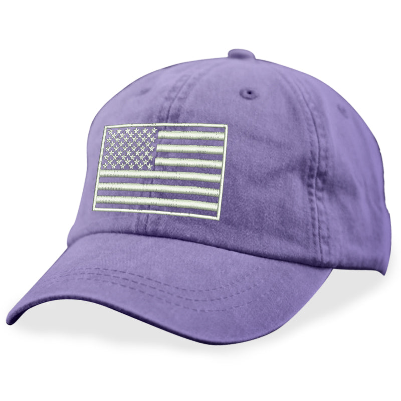 White USA Flag Hat