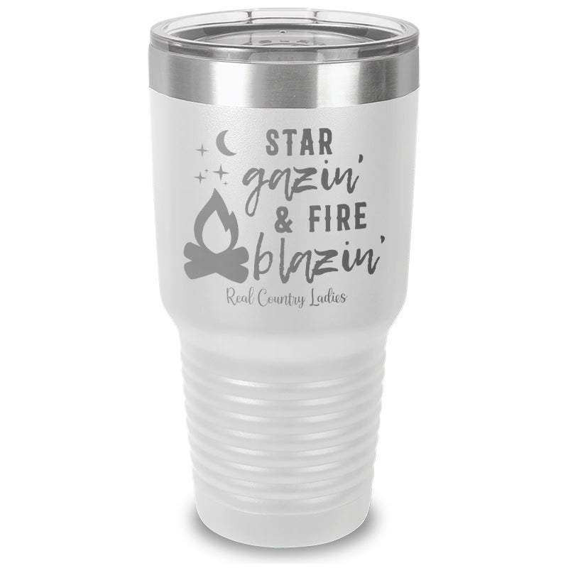 Star Gazin And Fire Blazin Laser Etched Tumbler