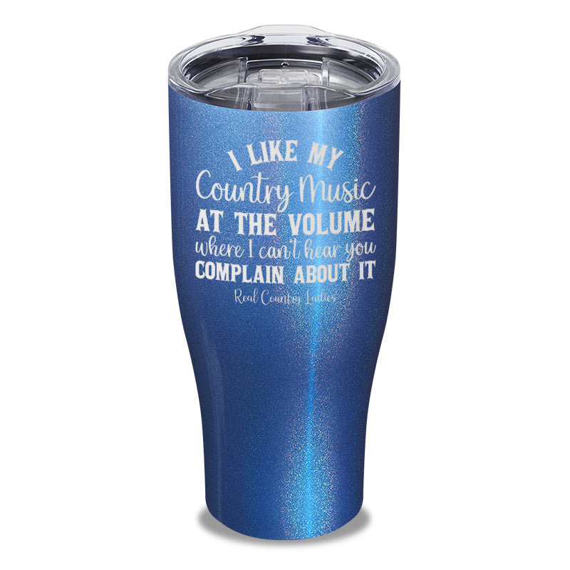 I Like My Country Music Laser Etched Tumbler