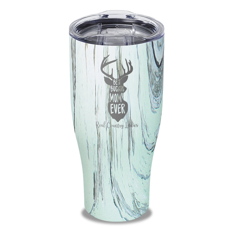 Best Buckin Mom Laser Etched Tumbler