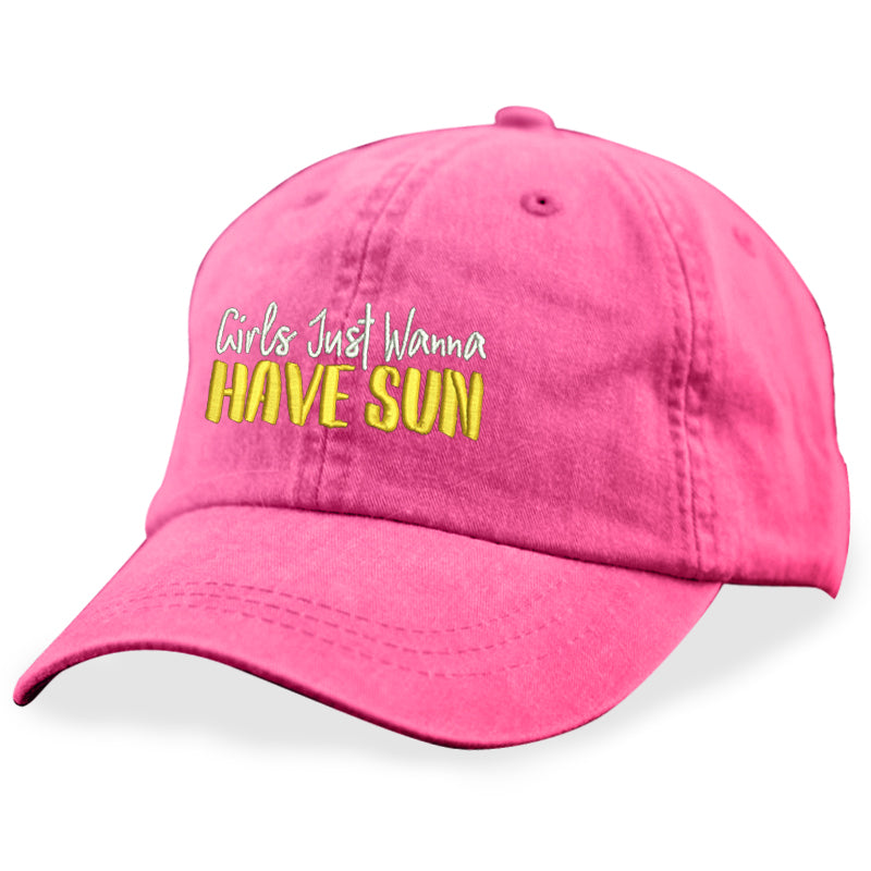 Girls Just Wanna Have Sun Hat