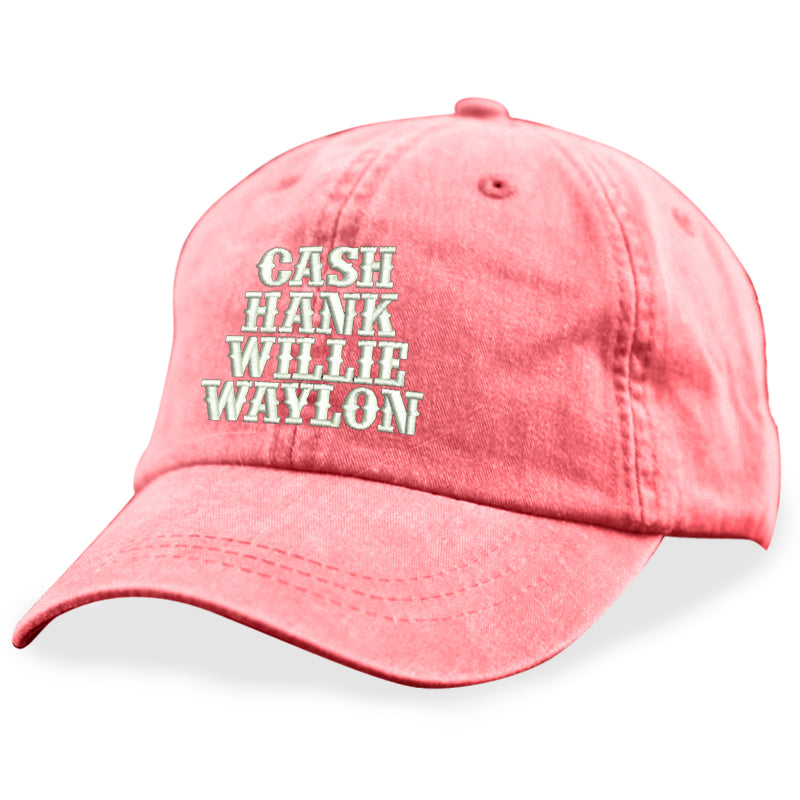 Cash Hank Willie Waylon Hat