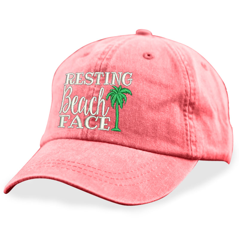 Resting Beach Face Hat