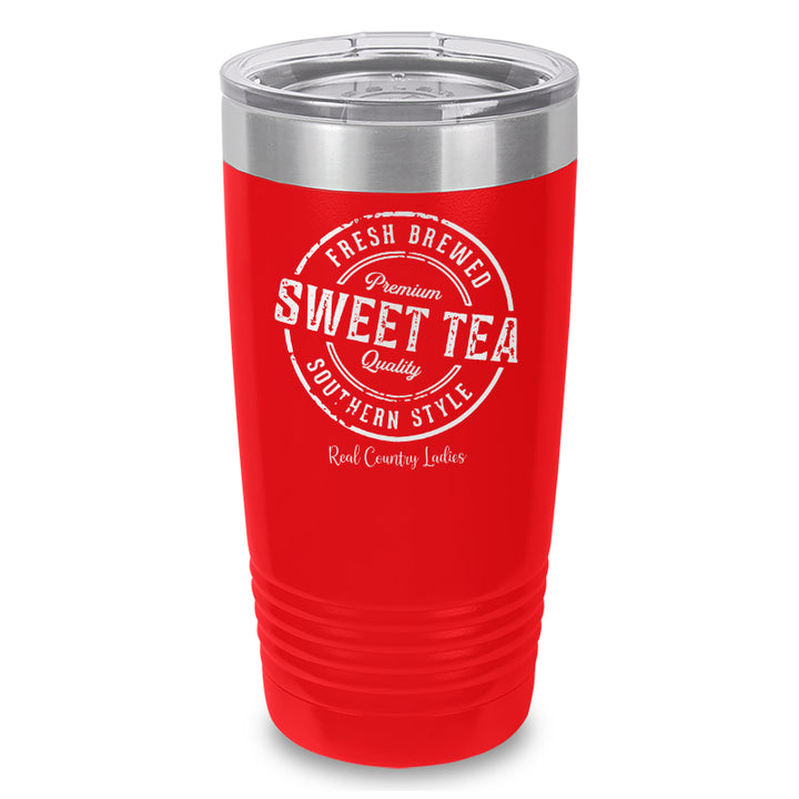 Fresh Brewed Sweet Tea Laser Etched Tumbler