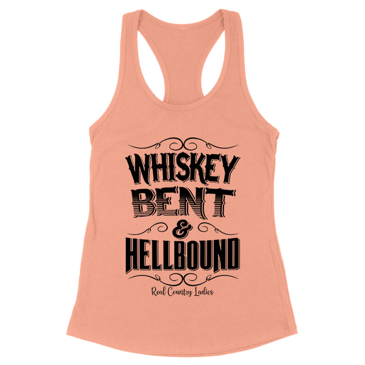 Whiskey Bent And Hellbound Black Print Front Apparel