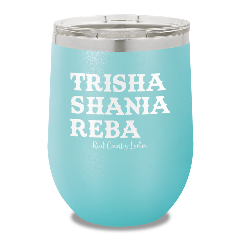 Trisha Shania Reba 12oz Stemless Wine Cup