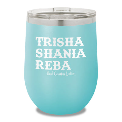 Trisha Shania Reba 12oz Stemless Wine Cup