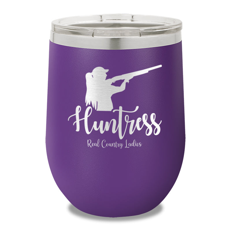 Huntress Shotgun 12oz Stemless Wine Cup