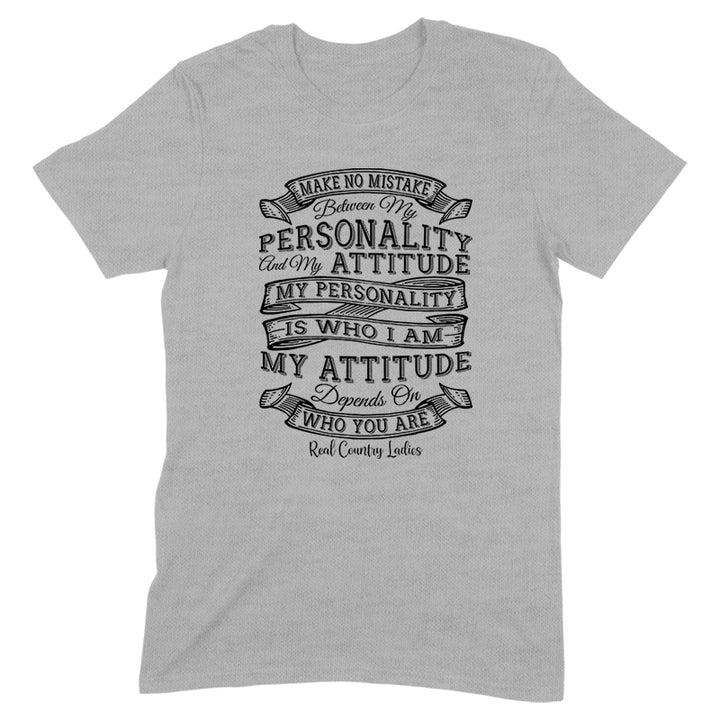 Personality Attitude Black Print Front Apparel