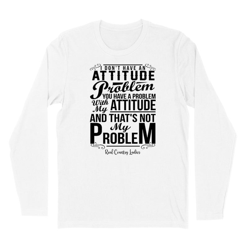 Not My Problem Black Print Hoodies & Long Sleeves