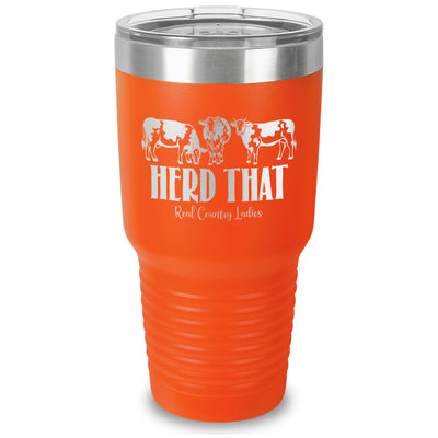 Herd That Laser Etched Tumbler