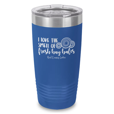 Fresh Hay Bales Laser Etched Tumbler