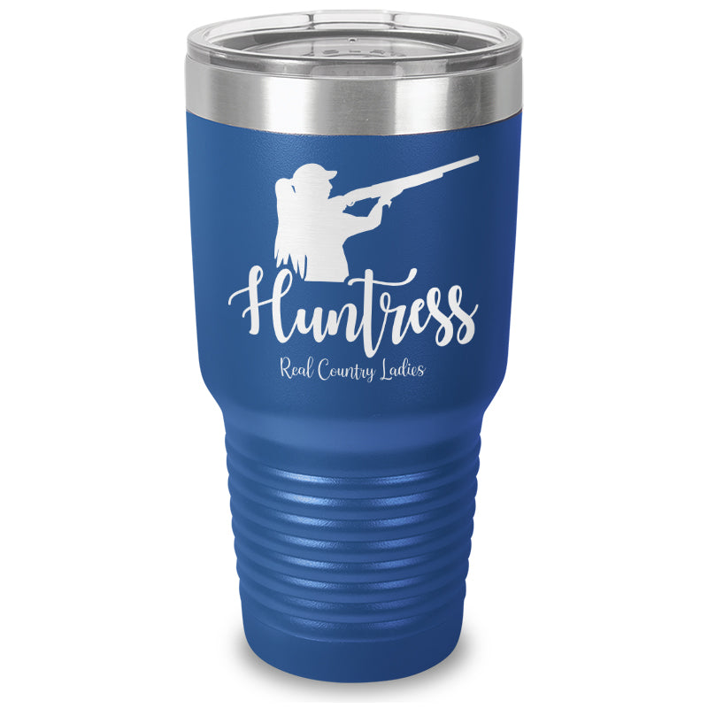 Huntress Shotgun Laser Etched Tumbler