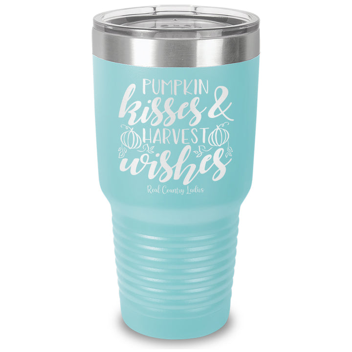 Pumpkin Kisses Laser Etched Tumbler