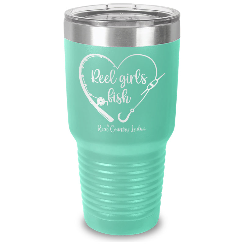 Reel Girls Fish Laser Etched Tumbler