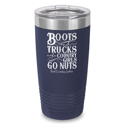 Boots And Trucks Laser Etched Tumbler