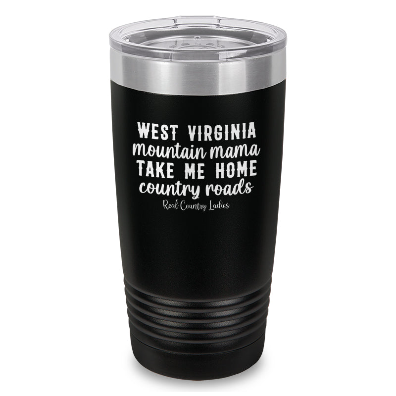 West Virginia Mountain Mama Laser Etched Tumbler