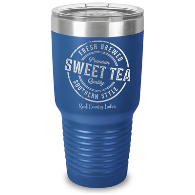 Fresh Brewed Sweet Tea Laser Etched Tumbler