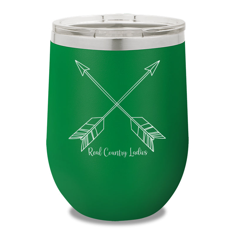 Cute Arrows 12oz Stemless Wine Cup