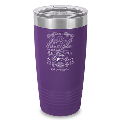 Live Laugh Love Laser Etched Tumbler