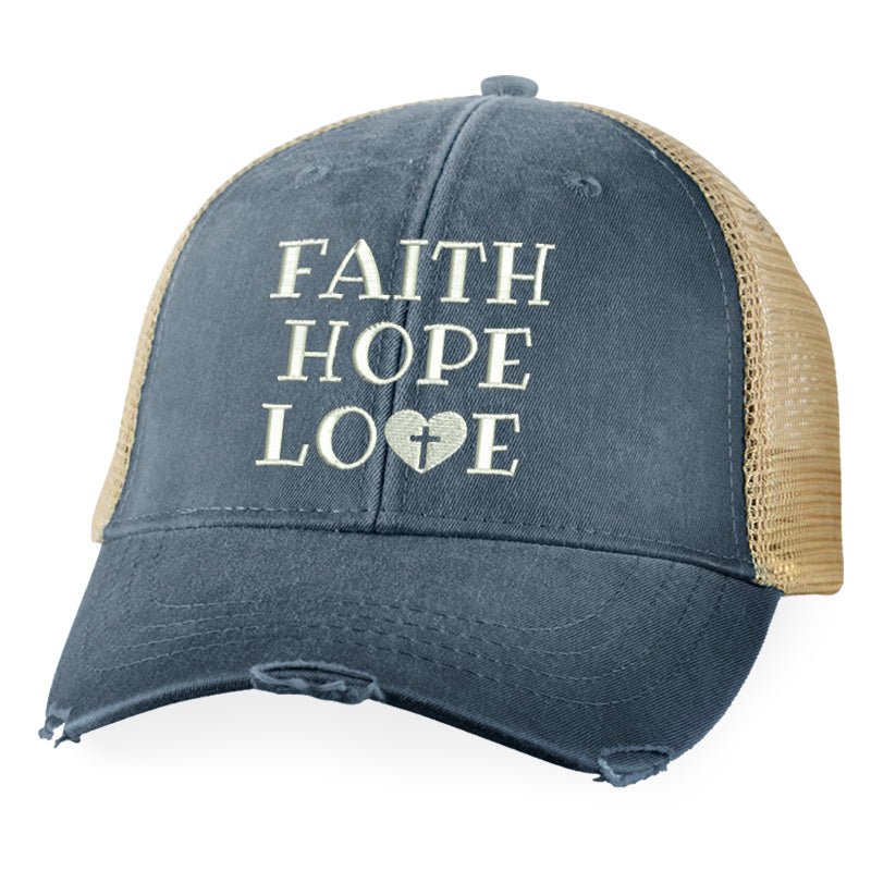 Faith Hope Love Hat