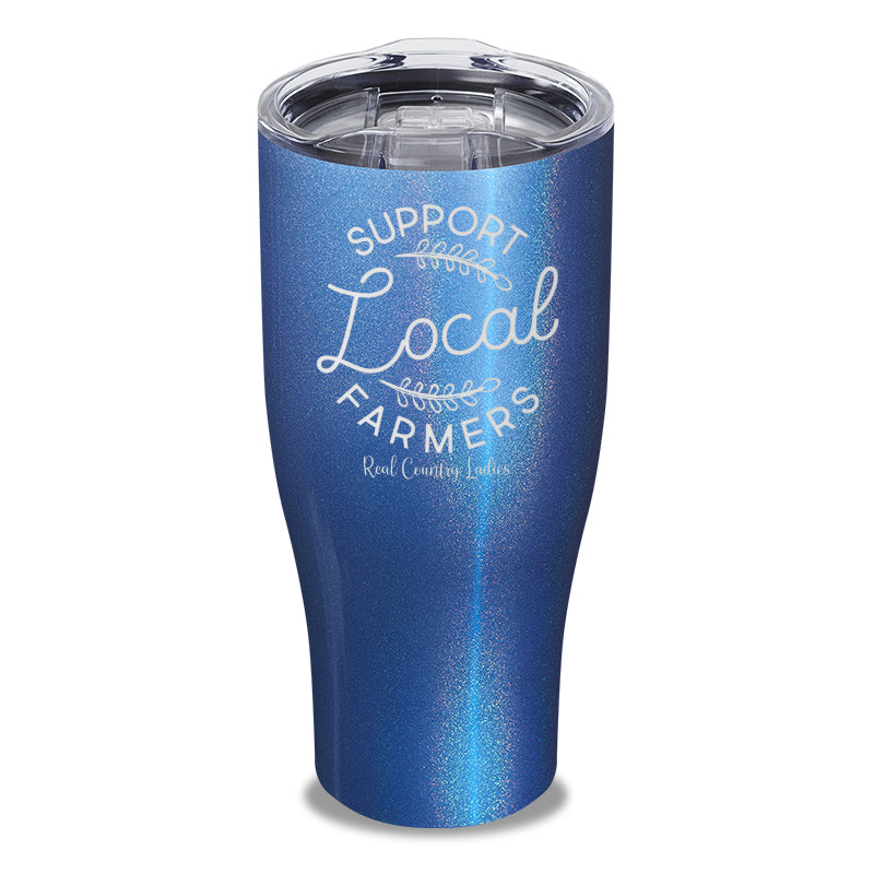 Support Local Farmers Laser Etched Tumbler