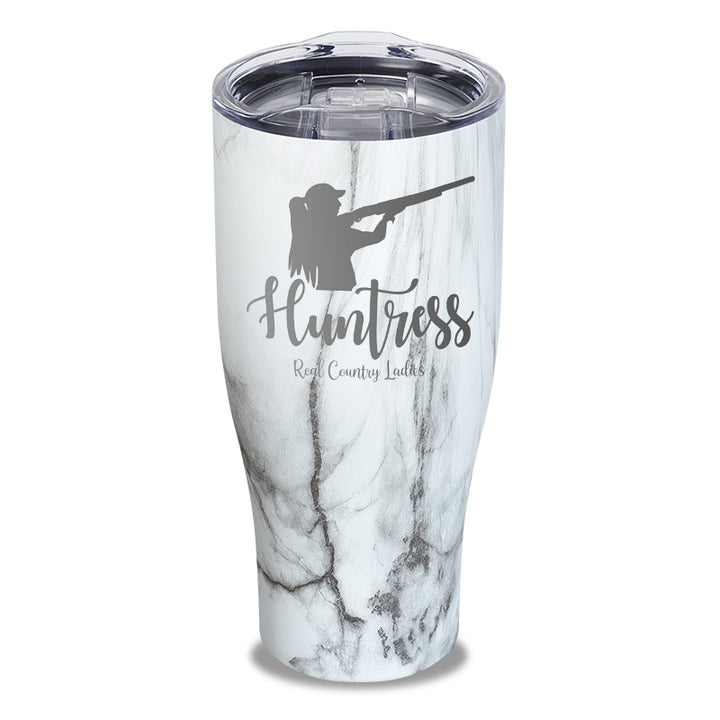 Huntress Shotgun Laser Etched Tumbler