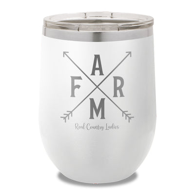 Farm Arrows 12oz Stemless Wine Cup