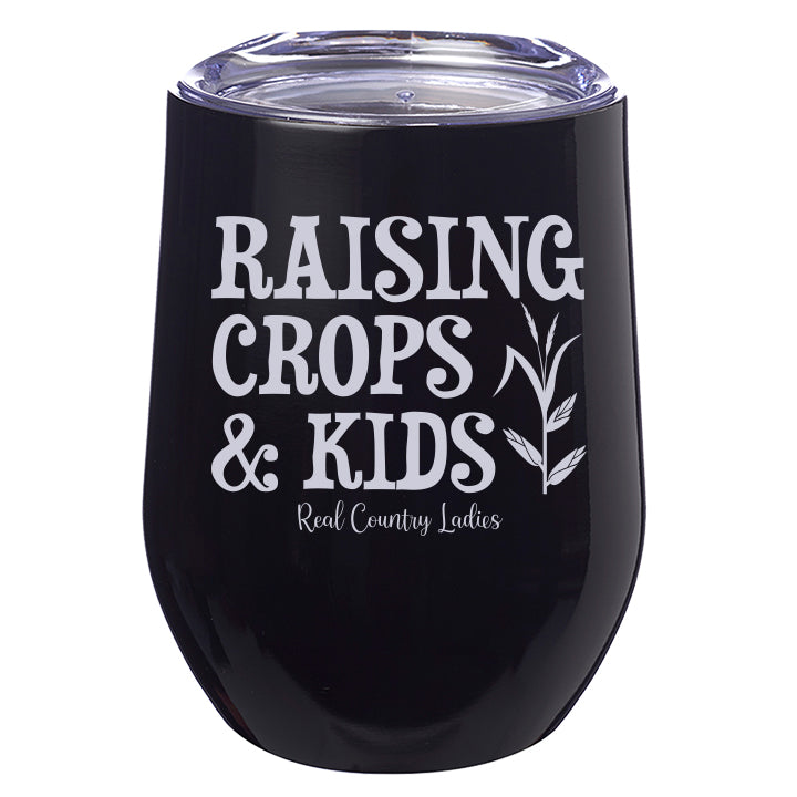 Raising Crops And Kids Laser Etched Tumbler
