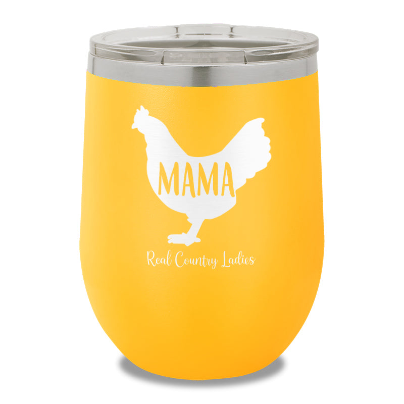 Mama Hen 12oz Stemless Wine Cup