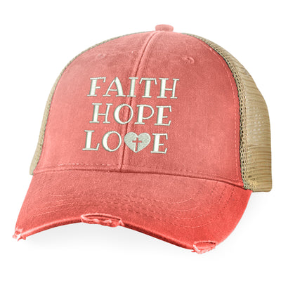Faith Hope Love Hat