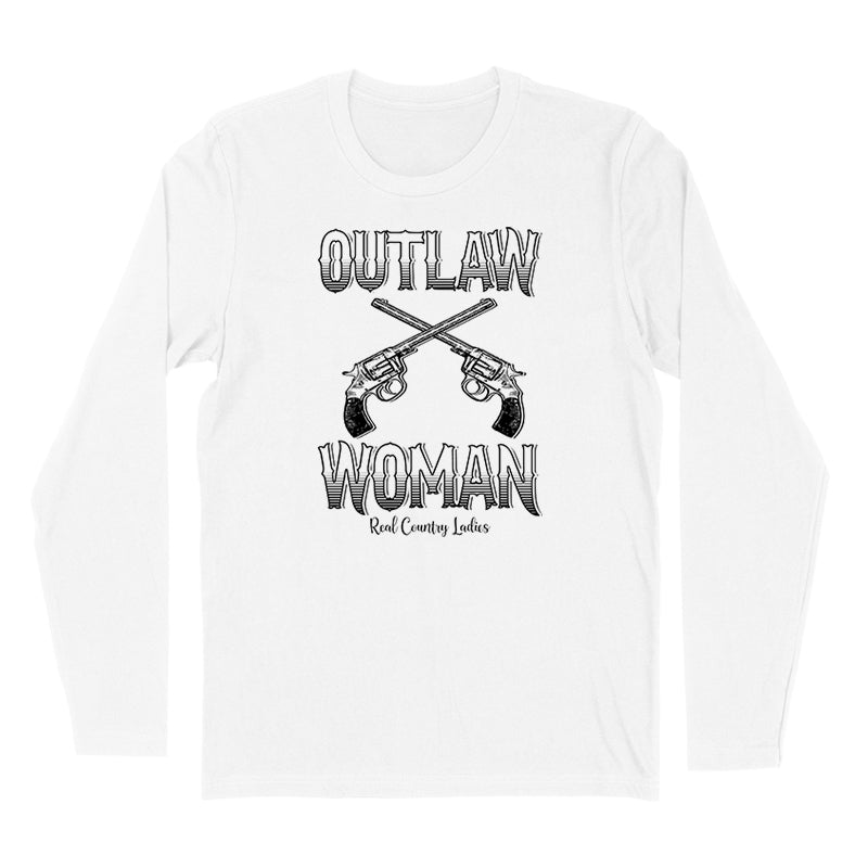 Outlaw Woman Black Print Hoodies & Long Sleeves