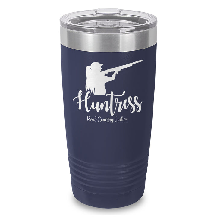 Huntress Shotgun Laser Etched Tumbler