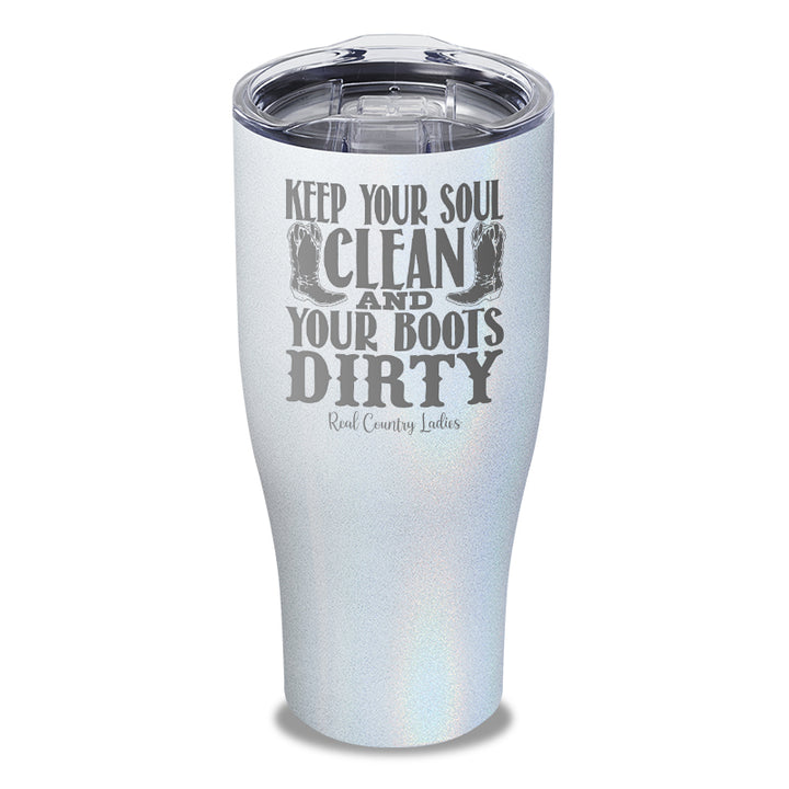 Keep Your Soul Clean Laser Etched Tumbler