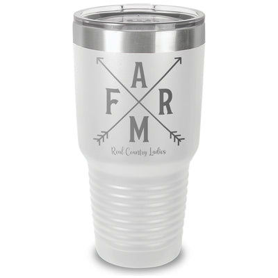 Farm Arrows Laser Etched Tumbler